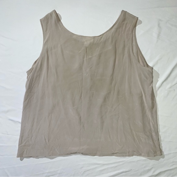 Evan Picone Women's Neutral Color Silk Blouse Size 24W - Picture 3 of 4